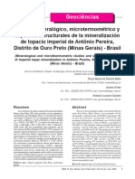 Estudio Mineralogico Microtermometrico Issamu Uendo