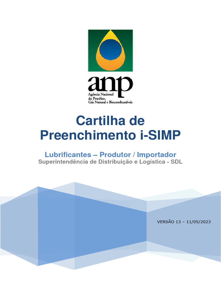 Instruções i-SIMP para Lubrificantes | PDF | Recibo | Economia