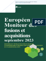 European M&A Monitor September 2023 (Français)