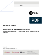 Manual de Usuario - Donacion de Mercancias Al Fisco Federal