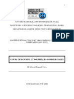 Syllabus Du Cours de Douane