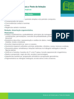 Roteiros de Estudo para o Teste de Seleção - 3 - ANO - MÉDIO