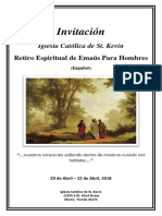 Emmaus Retreat Invitation Registration-Spanish 1520261844