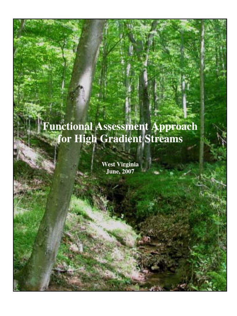 WV Functional Assessment For Streams | PDF | Ecosystem | Surface Runoff