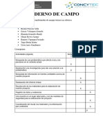 Cuaderno de Campo 1.1