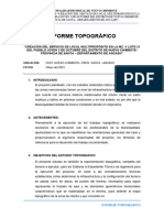 Informe Topografico 3 Oct