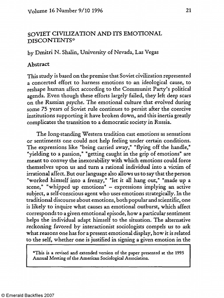 shalin1996-soviet-civilization-and-its-emotional-pdf-emotions