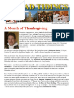 A Month of Thanksgiving: November 2010