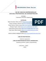 Ensayo Creatividad e Innovación Organizacional