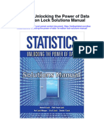 Statistics Unlocking The Power of Data 1st Edition Lock Solutions Manual