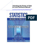 Statistics Unlocking the Power of Data 1st Edition Lock Solutions Manual