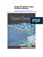 Steel Design 6th Edition Segui Solutions Manual