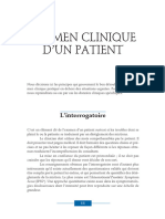 Examen Clinique D'Un Patient: L'interrogatoire