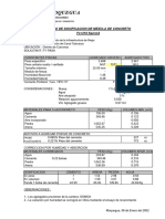 Dosificacion de Mezcla 2006 - 175