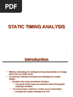 Static Timing Analysis