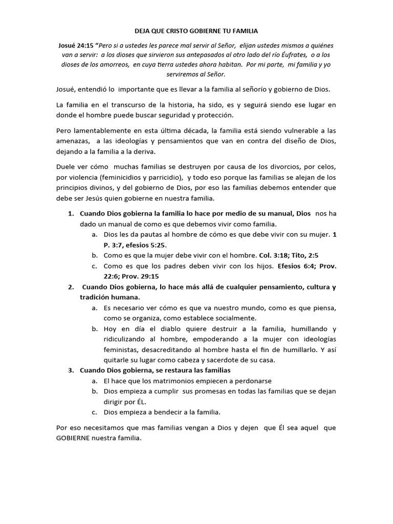 Cristo en el Hogar Familiar | PDF | Creencia religiosa y doctrina