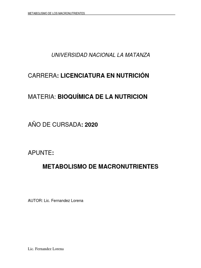Metabolismo de macronutrientes pdf gluc lisis gluc geno