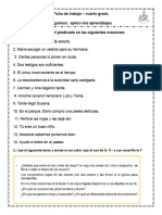 Ficha de Comunicacion Jueves 30 de Noviembre Cuarto Grado Practicar