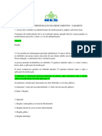 AVALIACAO - ADMINISTRACAO - MEDICAMENTOS GABARITO Prova1 26 07 2018