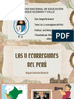 Las 11 Ecorregiones Del Perú