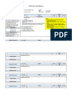 Template Kartu Soal Ujian Sekolah