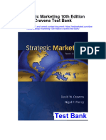 Strategic Marketing 10th Edition Cravens Test Bank