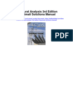 Structural Analysis 3rd Edition Kassimali Solutions Manual