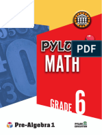 Pylon Math Grade 6 - Pre-Algebra I