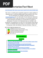 Libertarian Fact Sheet