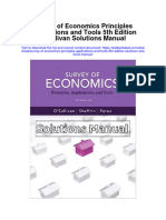 Survey of Economics Principles Applications and Tools 5th Edition Osullivan Solutions Manual