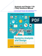 Systems Analysis and Design 11th Edition Tilley Solutions Manual