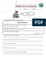 Guía Propiedades de La Materia 4° Basico