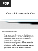 BMS 201 C++ Control Structures 2021