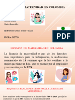Licencia de Maternidad en Colombia 2