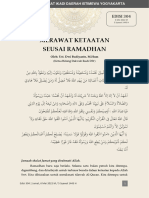 Edisi 304 - 060522 - Dwi Budiyanto - Merawat Ketaatan Seusai Ramadhan
