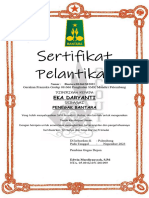 Sertifikat Bantara