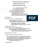 Partangiangan PPTSB Sektor 1 Sidikalang November