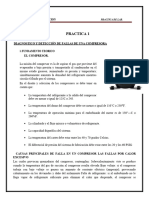 Diagnostico y Detección de Fallas de Una Compresora