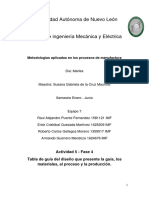 Metodologia Aplicadas en Los Procesos de Manufactura