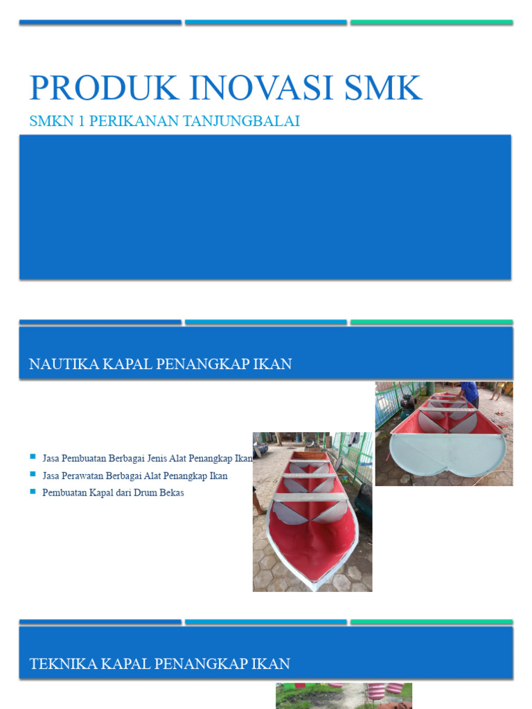 Inovasi Produk Perikanan SMK Tanjungbalai | PDF