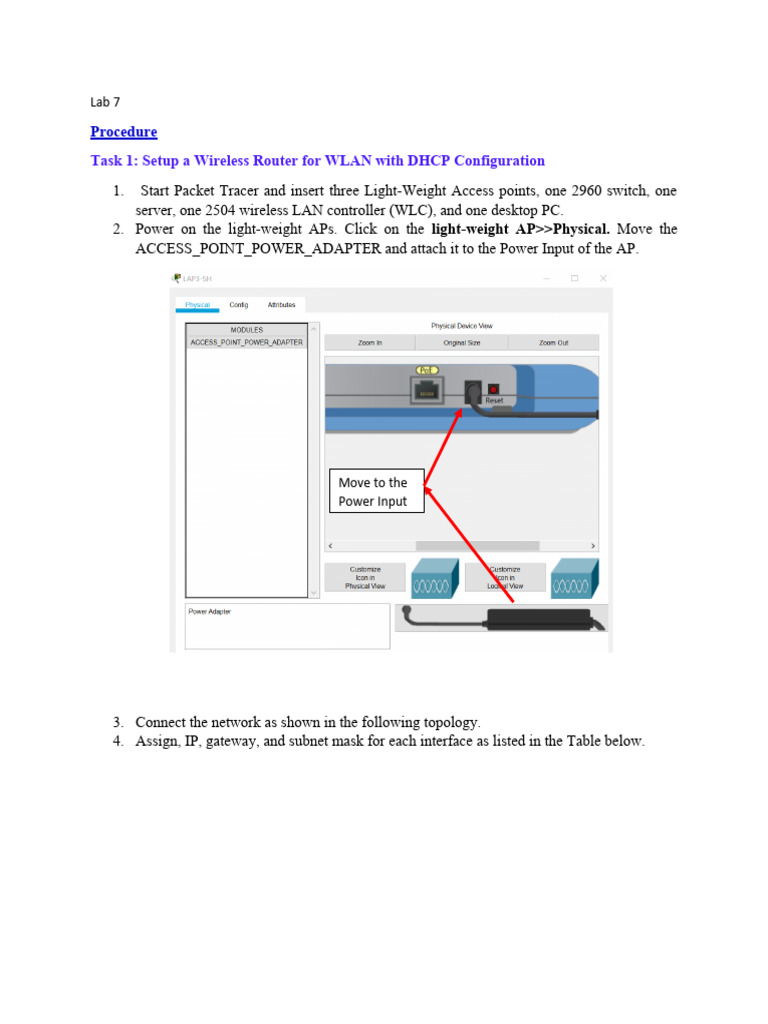 Lab 7.1 - Sardar Ashraf | PDF | Ip Address | Wireless Lan