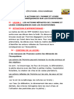 Ce2 - th1 - l1 Les Actions Néfastes de L'homme Et Leurs Conséquences Sur Les Écosystemes