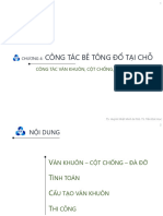 C4 - Công Tác Ván Khuôn, Cột Chống, Sàn Thao Tác