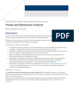 Fondo Del Patrimonio Cultural