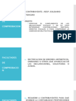 13 Facultades de Comprobacion