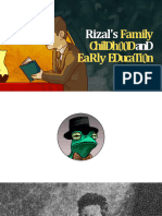 Rizals Family Education and Early Childhood