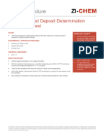 Test Method For CA-based Deposit Determination