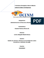 Informe de Investigación Sobre Incentivos y Métodos de Pago.