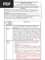 ACTIVIDAD 2 ESTUDIO Y RESOLUCIÓN DE CASO REGLAMENTO DEL APRENDIZ