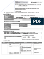 Ficha - Monitoreo - Al Docente - 2023 - (SIMON) Visita 2